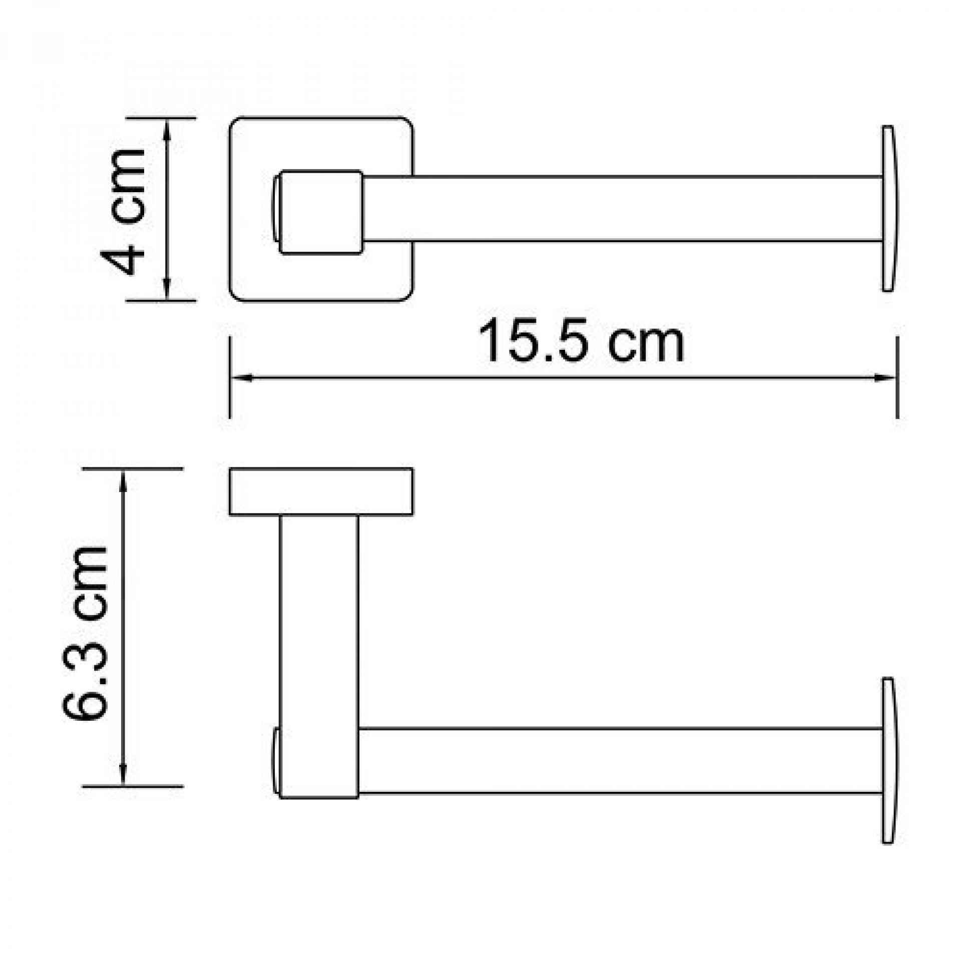 Держатель туалетной бумаги Wasserkraft Lippe 6596