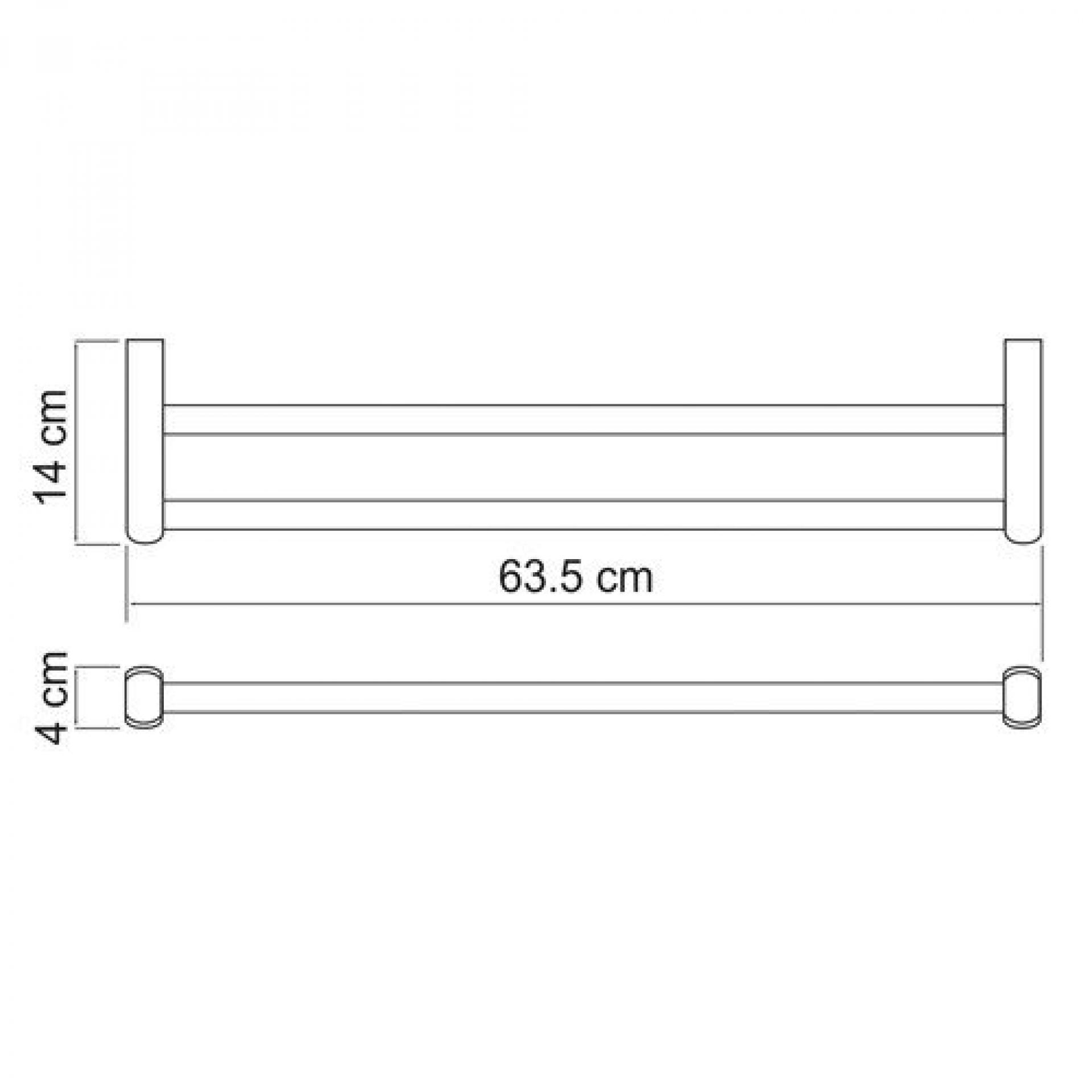 Держатель полотенец Wasserkraft Berkel 6840