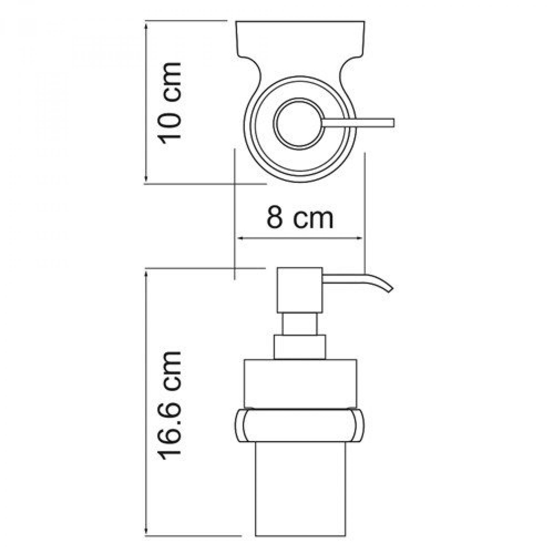 Дозатор жидкого мыла Wasserkraft Berkel 6899