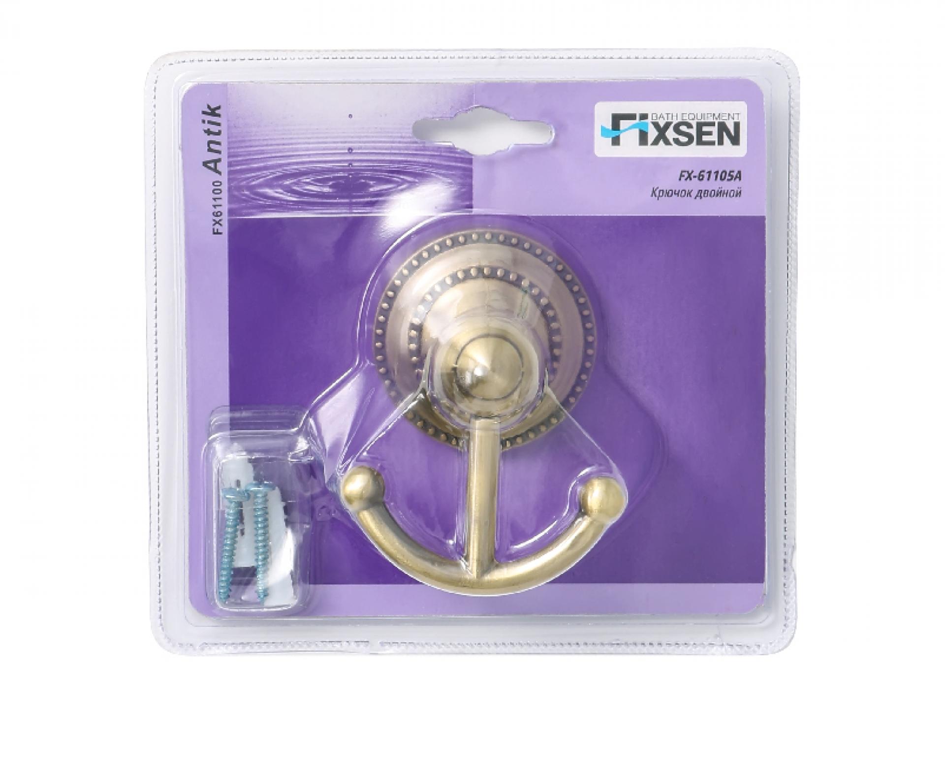 Крючок FIXSEN Antik двойной FX-61105A