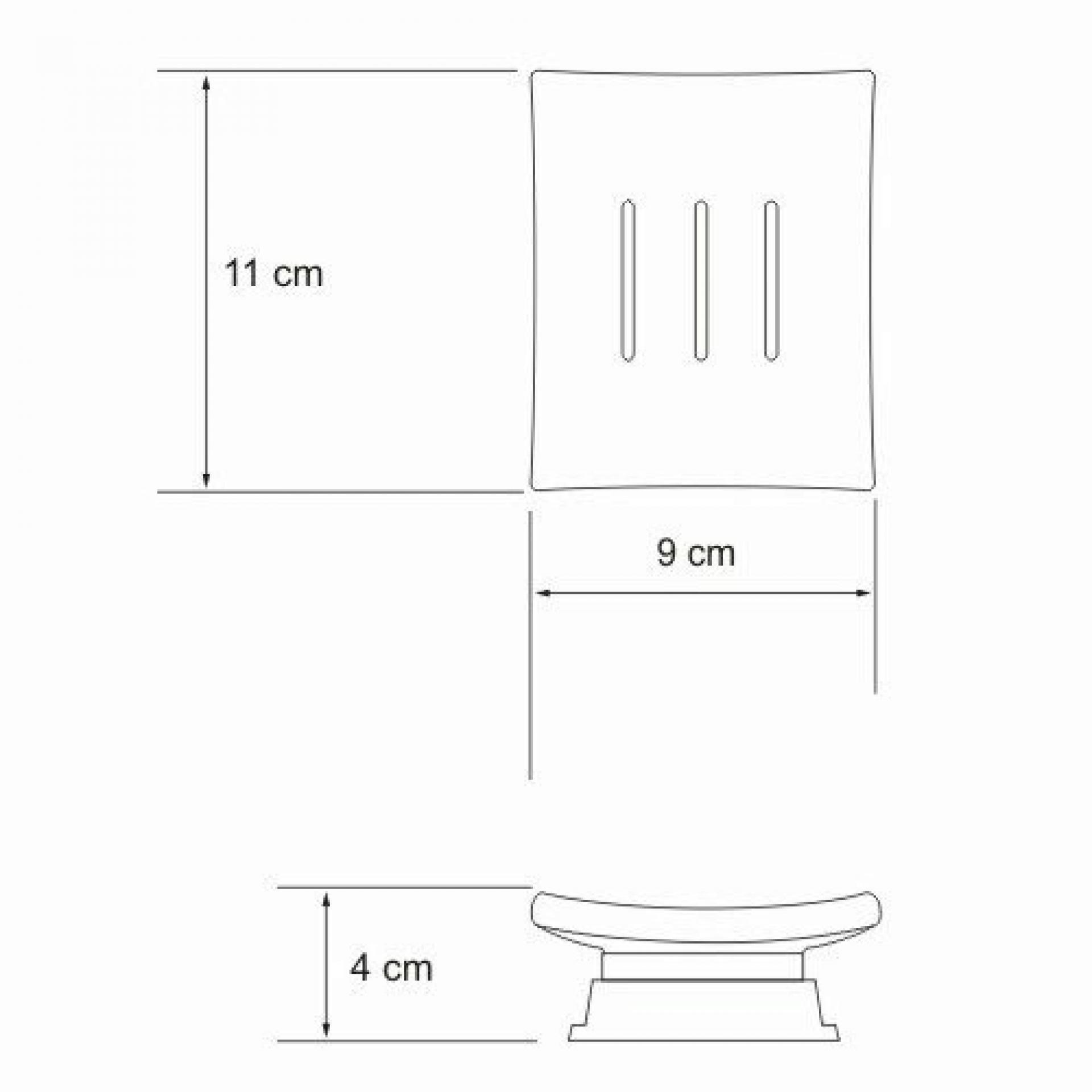 Мыльница WasserKRAFT Amper K-5429BLACK, черный