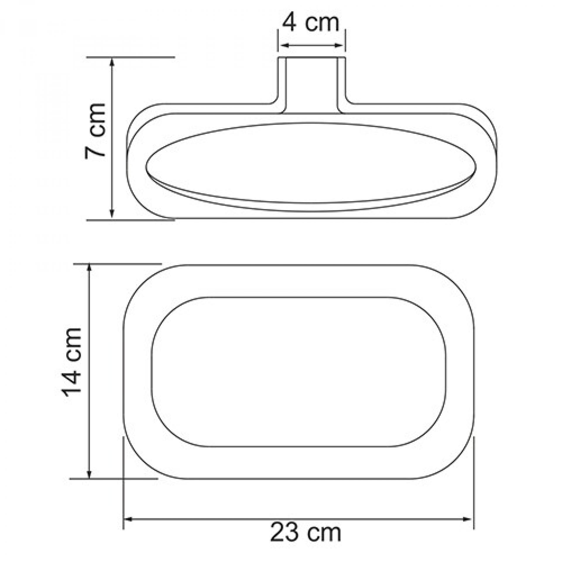 Полотенцедержатель 23 см WasserKRAFT Kammel K-8360, хром