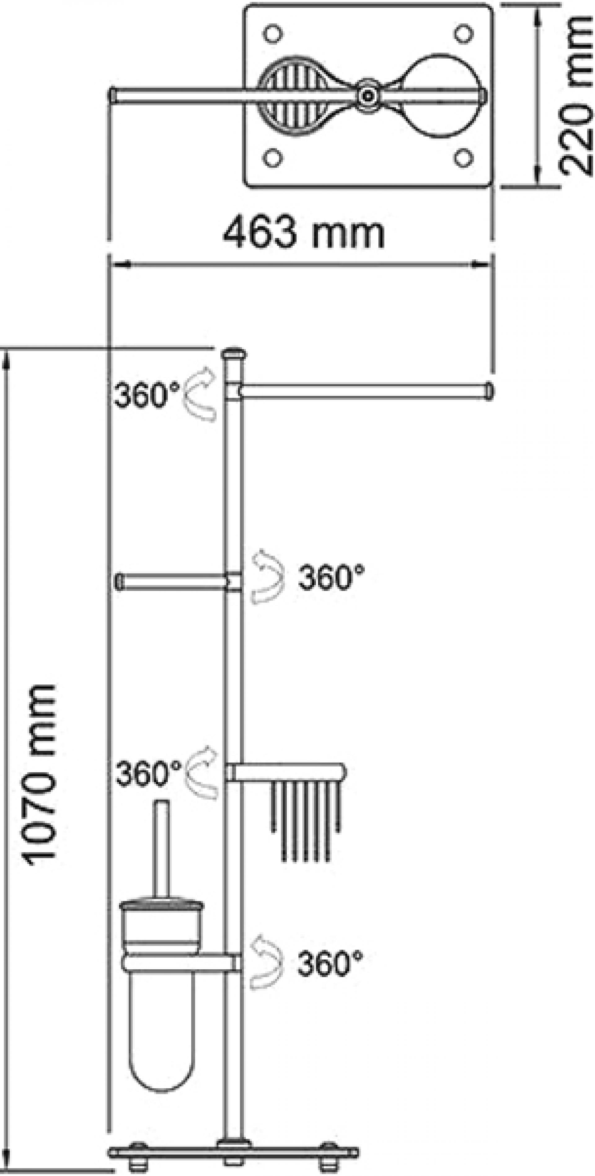 Стойка напольная Wasserkraft 1248