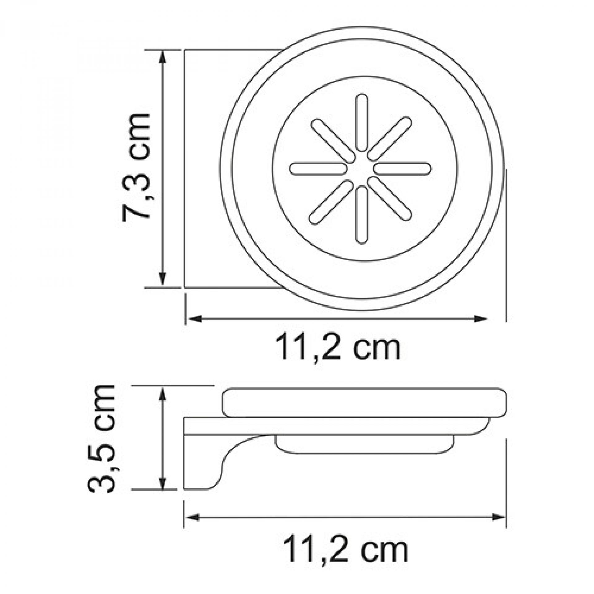 Мыльница WasserKRAFT Kammel K-8329W, белый