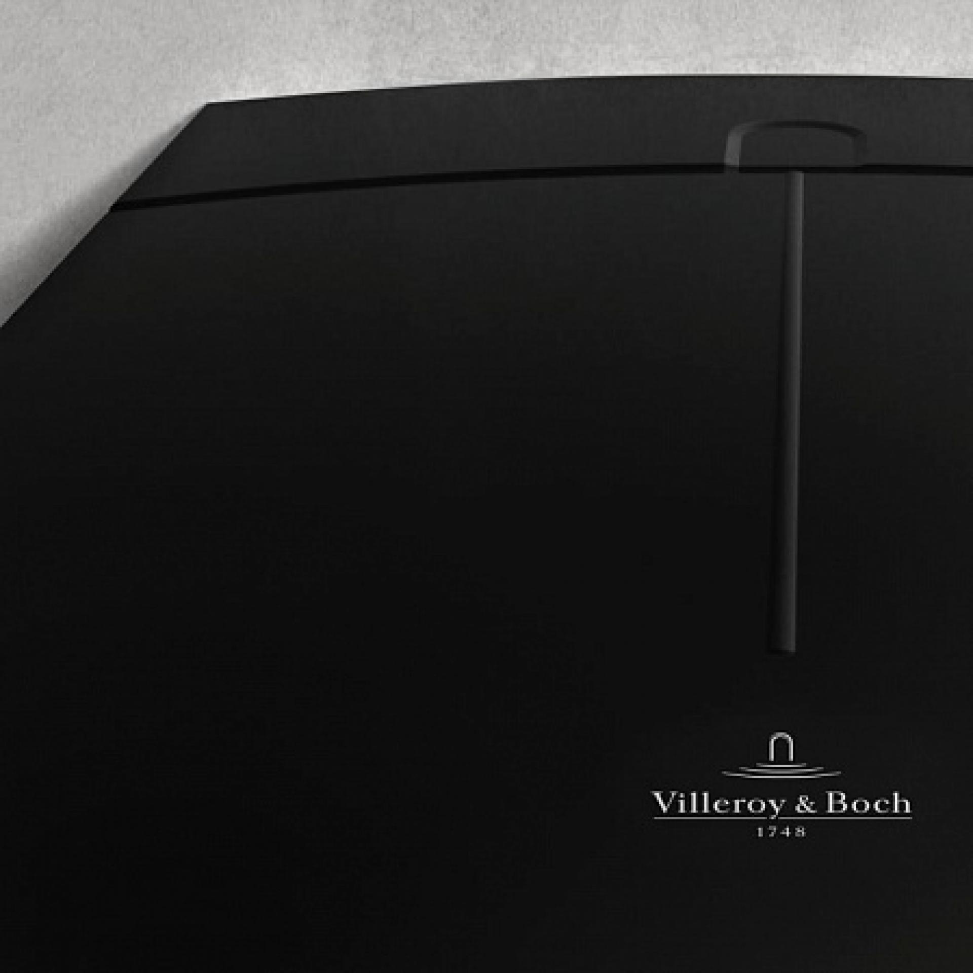 Унитаз-биде подвесной Villeroy&Boch ViClean - I100 V0E100S0, черный