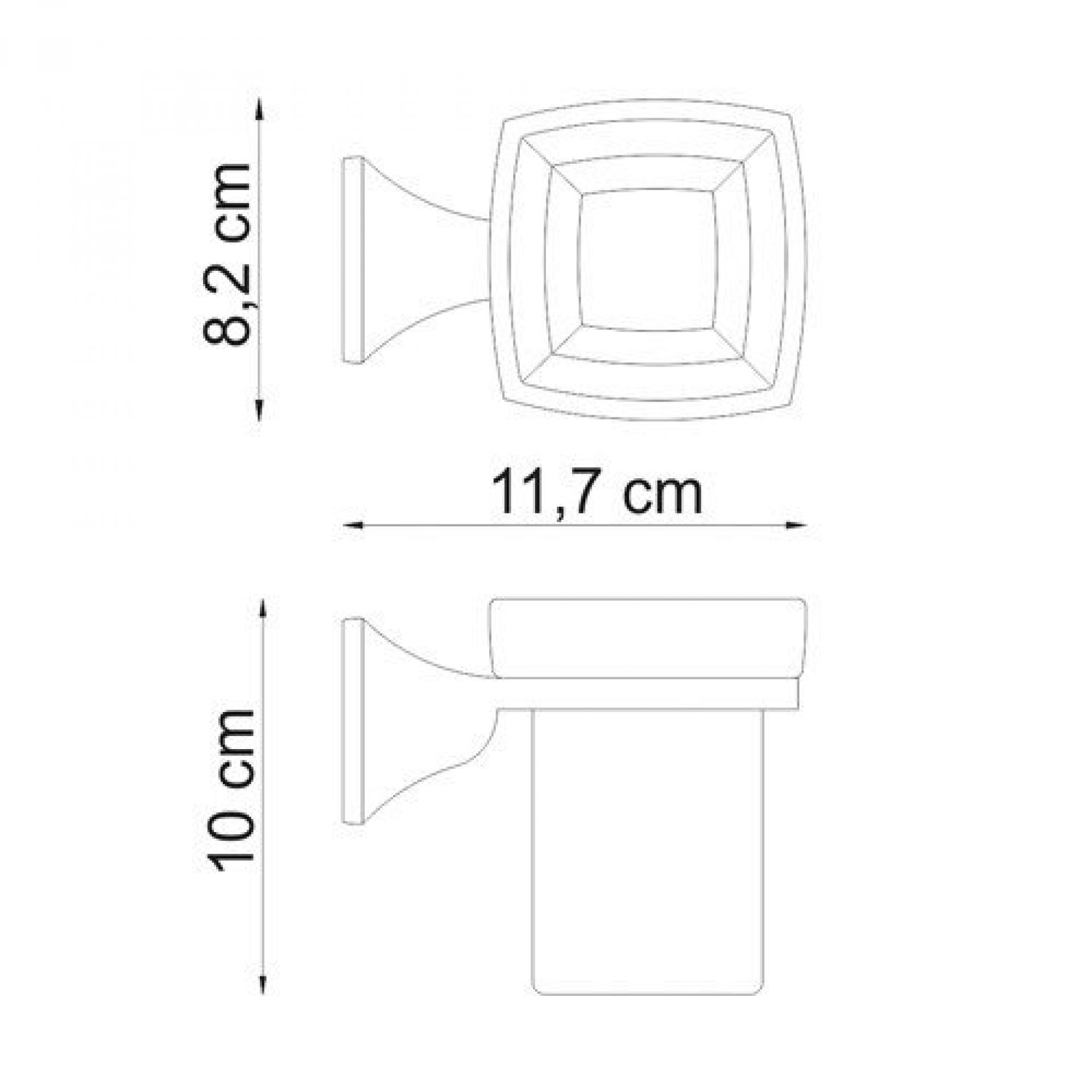 Подстаканник одинарный Wasserkraft Wern 2528