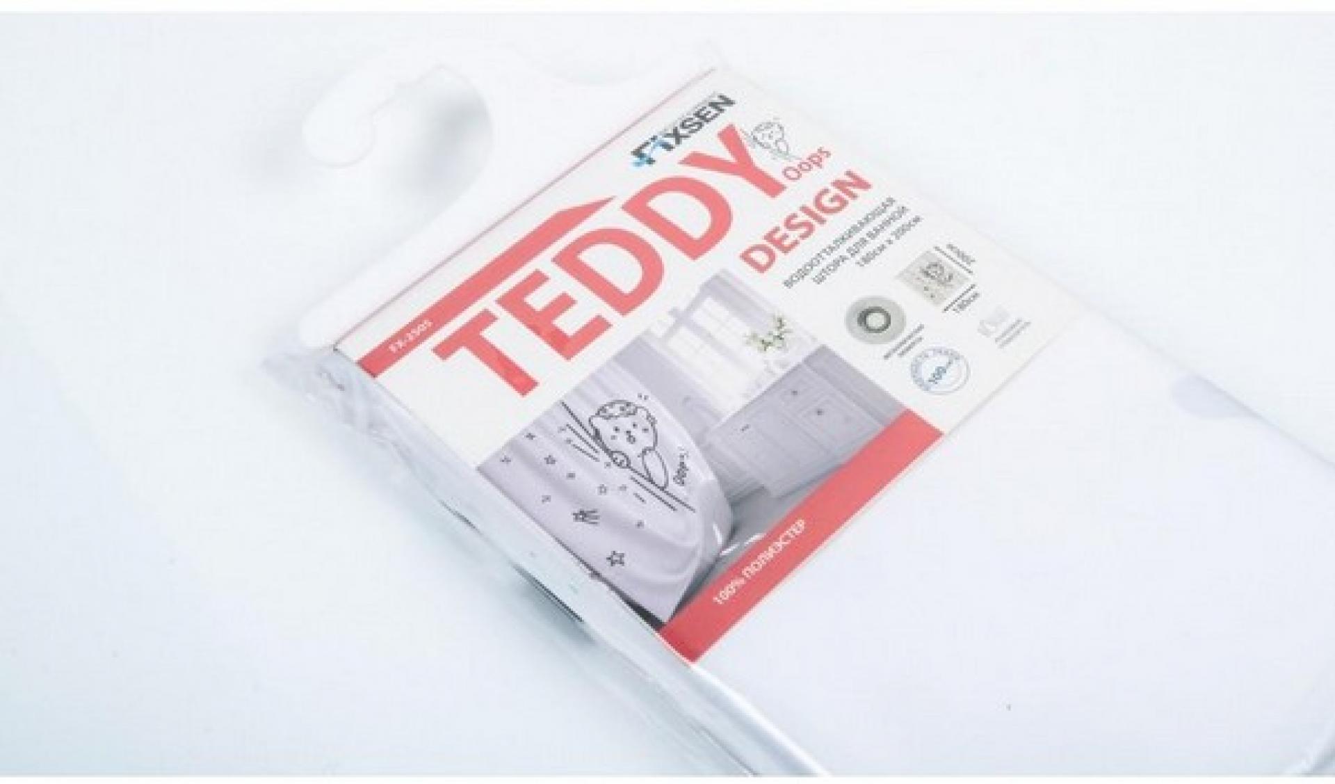 Шторка для ванной Fixsen Teddy Oops  FX-2505