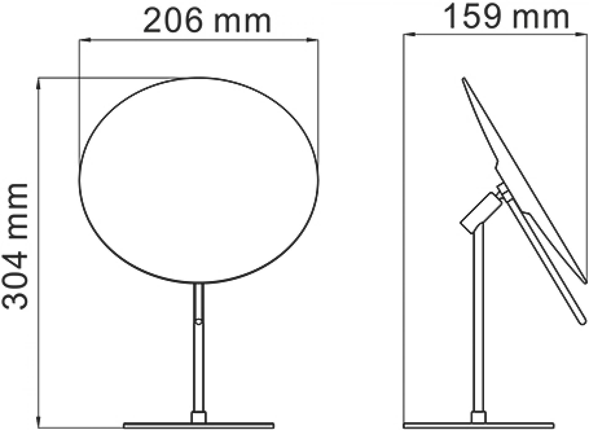 Косметическое зеркало Wasserkraft K-1002