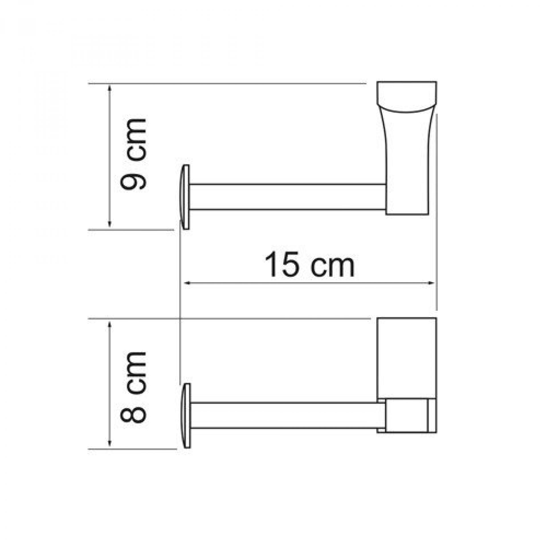 Держатель туалетной бумаги Wasserkraft Exter 5296