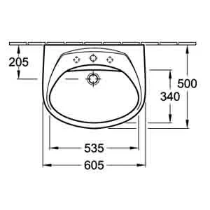 Раковина Villeroy&Boch Omnia Classic 71226001 белый