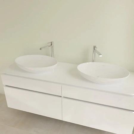 Раковина накладная Villeroy&Boch Loop&Friends 4A4700R1 белый