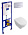 Комплект  Унитаз подвесной Villeroy & Boch O'Novo 5660 H101 alpin + Система инсталляции для унитазов Villeroy & Boch 9224 6100 + Кнопка смыва Villeroy