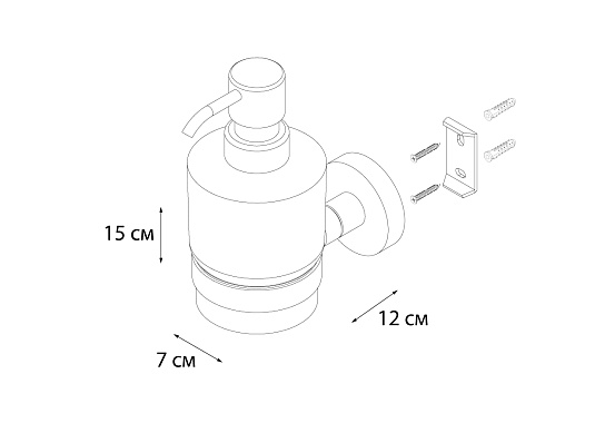 Дозатор жидкого мыла FIXSEN Modern FX-51512