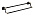 Полотенцедержатель FIXSEN Luksor рубчатый 2-ой FX-71602B