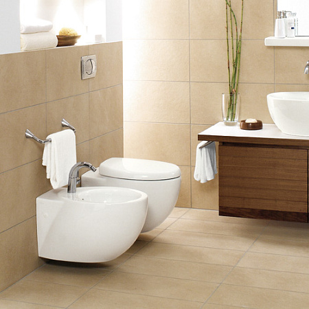 Биде подвесное Villeroy & Boch Aveo plus 7411 00R1 alpin