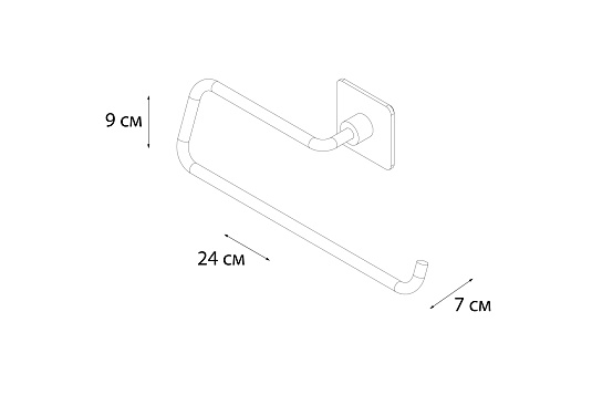 Держатель бумажных полотенец FIXSEN Square FX-93110C