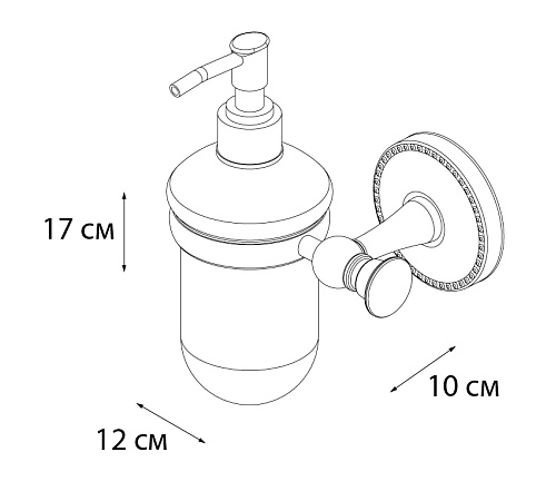 Дозатор для жидкого мыла FIXSEN ADELE FX-55012