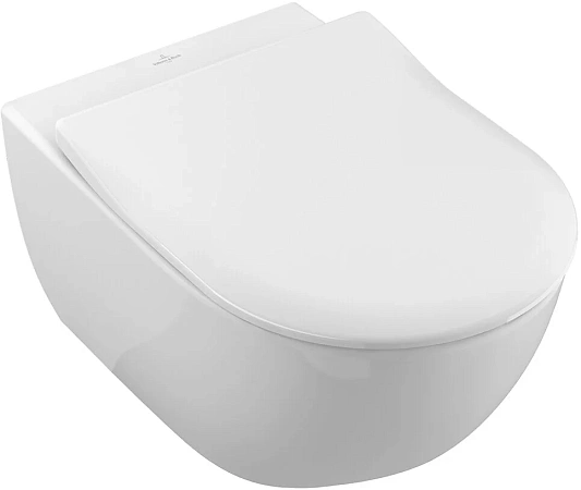 Инсталляция TECE с безободковым унитазом Villeroy&Boch Subway 2.0 5614R201, сиденье микролифт, комплект